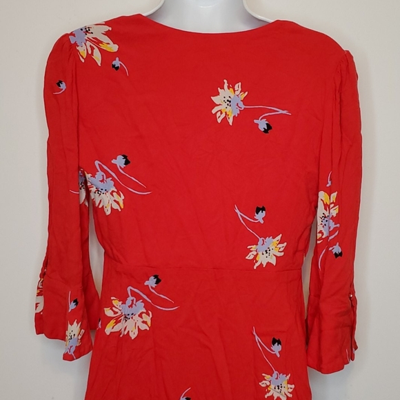 Free People Time On My Side Wrap boho Dress - Picture 13 of 16